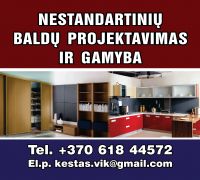 K. VIKTORAVIČIAUS IVV - nestandartiniai korpusiniai baldai gamyba pagal užsakymus, baldų projektavimas, gamyba, baldų montavimas baldų restauravimas Telšiai